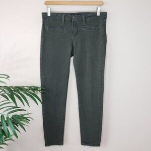 Just Black | Olive Green Skinny Petite Jeans